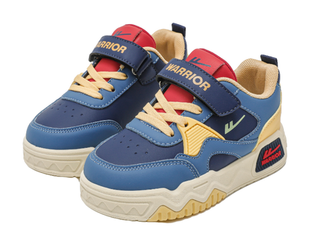 Warrior Boys Athletic Shoes Breathable Lightweight Cushioning Low top Girl Skateboard Shoes Kids  VJSNEAKER