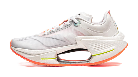 Li Ning Shadow 3 Essential Cushioning Support Rebound Low top Casual Running Shoes Mens Standard White  VJsneaker