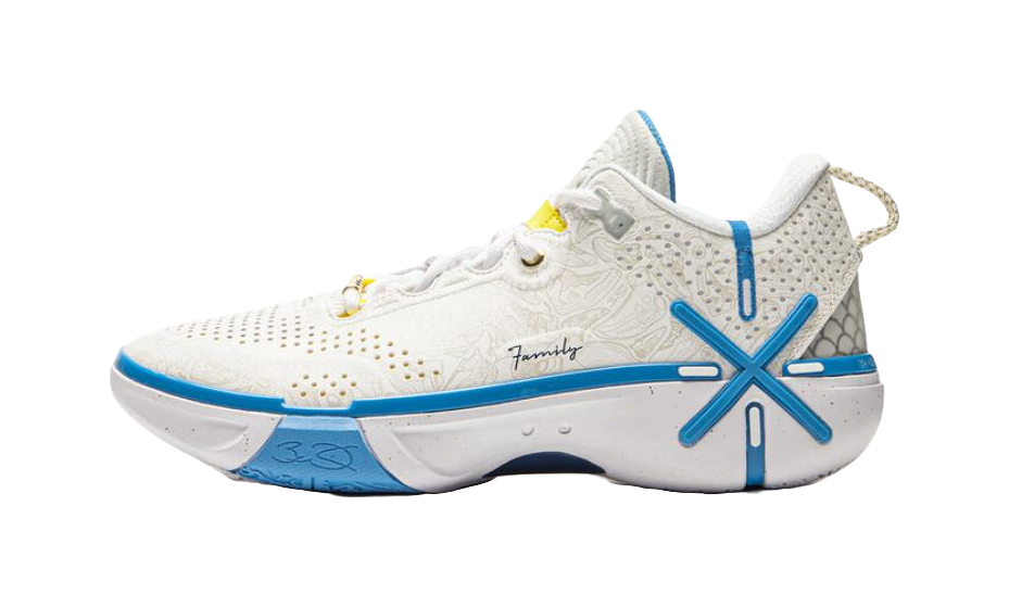 Li Ning Wade Shadow 6 Basketball Shoes Mens Low top White Blue  VJSNEAKER