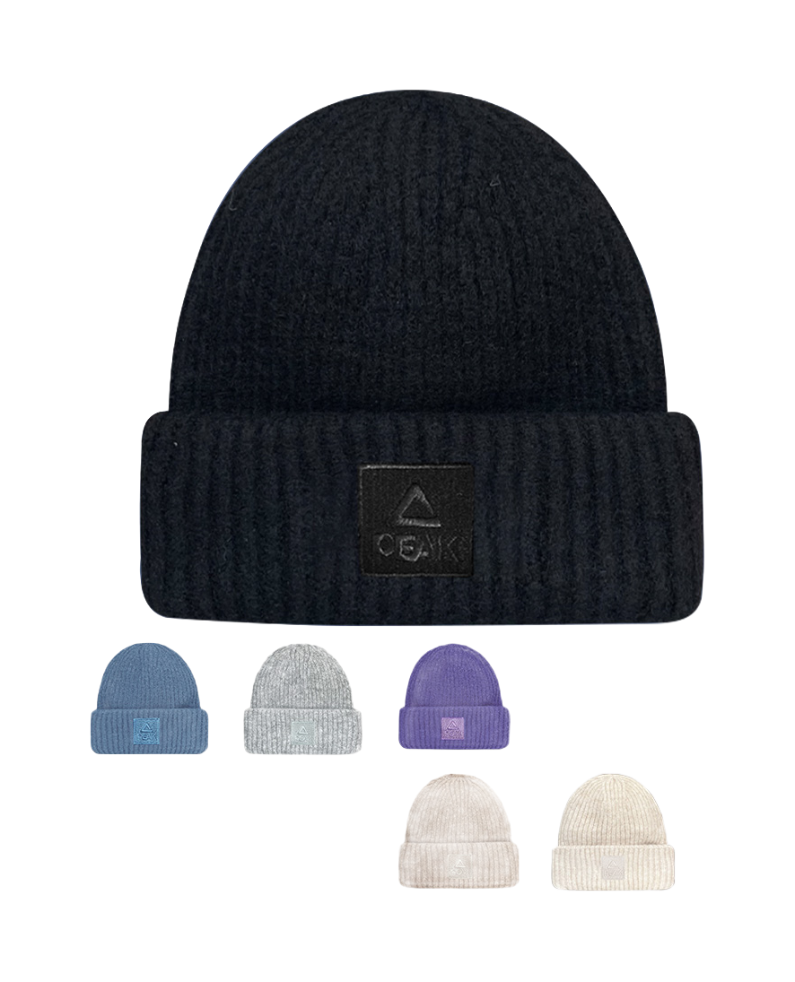 Pink autumn and winter versatile loose big head circumference solid color loose knitted polyester wool hat for both men and women, couple style  vjsneaker.com