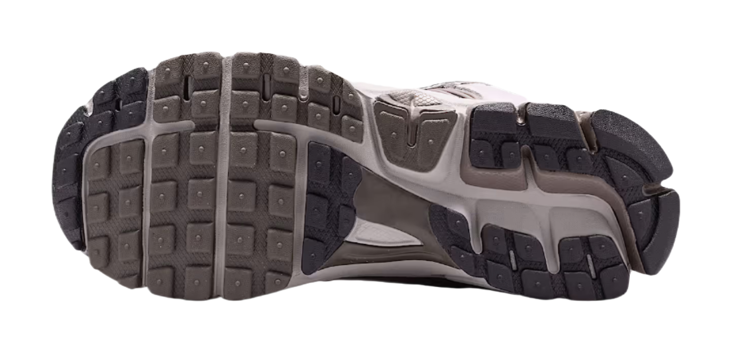 Nike Vomero 5 Shock Absorbers Low Top Kids Running Shoes Preppy Gray/Cave Stone/Metallic Silver/Black Teenagers  vjsneaker.com