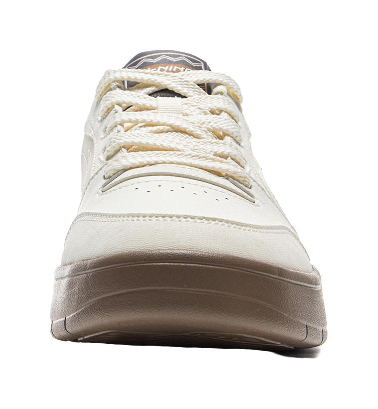 LiNing Yuanbao V3 Anti Slip Wear Resistant Low Top Skateboard Shoes Men's Ecru 