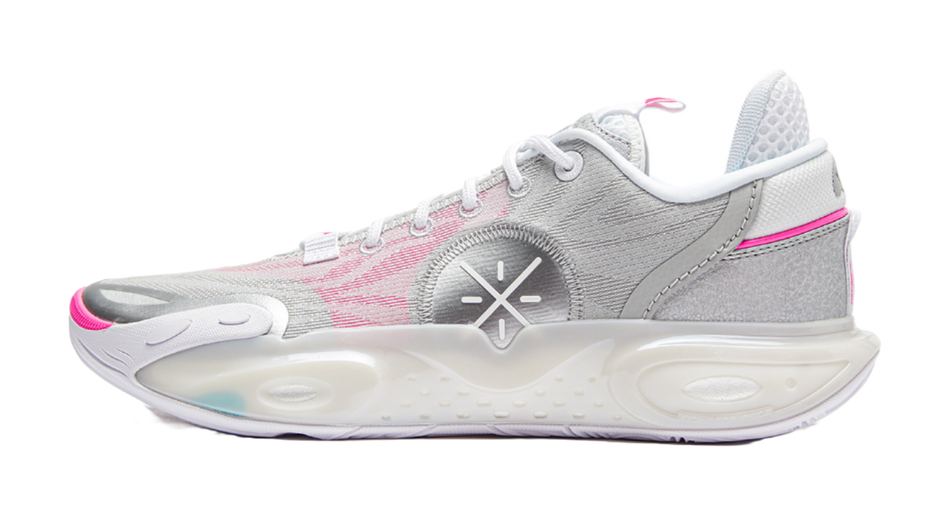 LiNing All City 12 Cushioned Anti-Slip Wear-Resistant Breathable Lightweight Low-Top Basketball Shoes Mens Mist Gray  VJSNEAKER