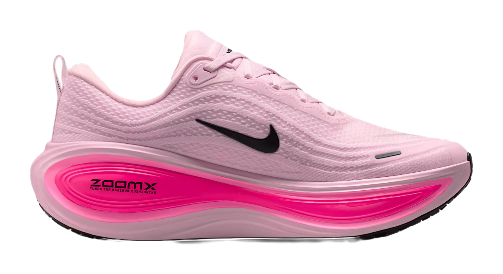 Nike Vomero Plus Abrasion Resistant Low top Running Shoes Mens Pink Black  vjsneaker.com