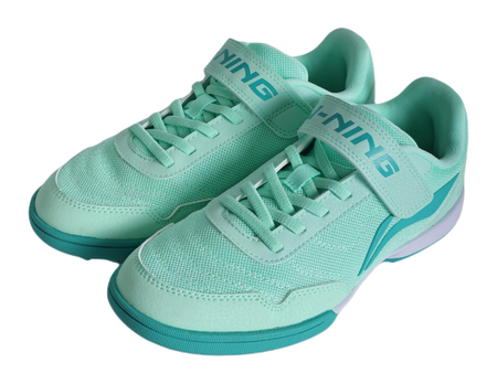 Li Ning Children's Broken Nails Fashionable, Comfortable, Anti slip, Wear resistant, Low cut Children's Football Shoes Fluorescent Light Green/Jade Green  VJSNEAKER