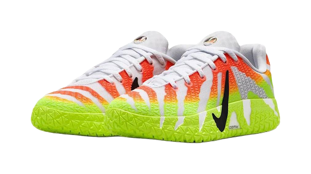 Nike Ja Morant 3 Low top Childrens Basketball Shoes White Red Black Unisex  vjsneaker.com