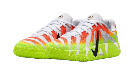 Nike Ja Morant 3 Low top Childrens Basketball Shoes White Red Black Unisex  vjsneaker.com