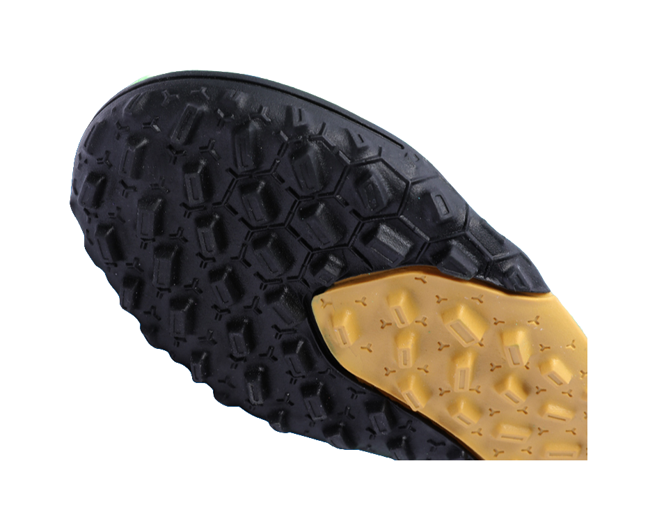 Binary Slip Resistant Anti Kick Cushioning Abrasion Resistant Breathable Low top Kids Soccer Shoes Black Green Kids  vjsneaker.com