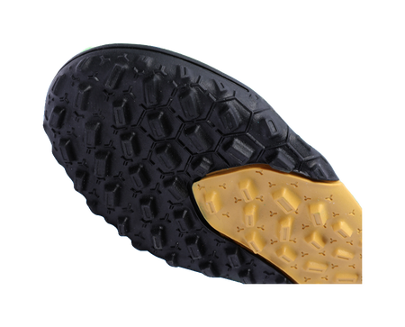 Binary Slip Resistant Anti Kick Cushioning Abrasion Resistant Breathable Low top Kids Soccer Shoes Black Green Kids  vjsneaker.com