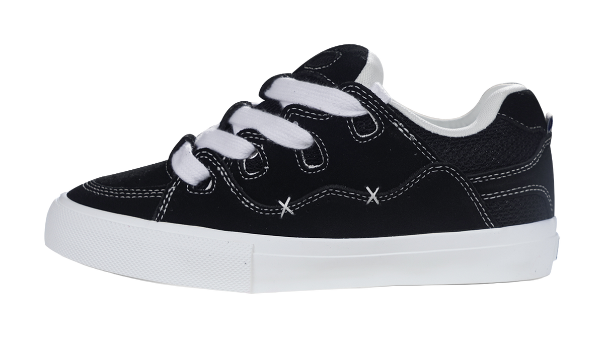 Ollieskate Shock Absorbers Slip Resistant Low top Casual Shoes Unisex Black  VJSNEAKER