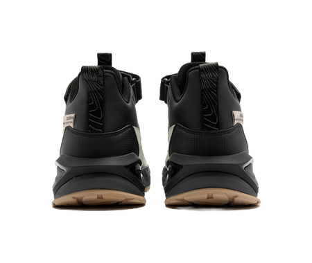 Jordan comfortable, versatile, anti slip, shock-absorbing, wear-resistant, rebound support, mid top boys' outdoor shoes, black and white children's version  VJSNEAKER