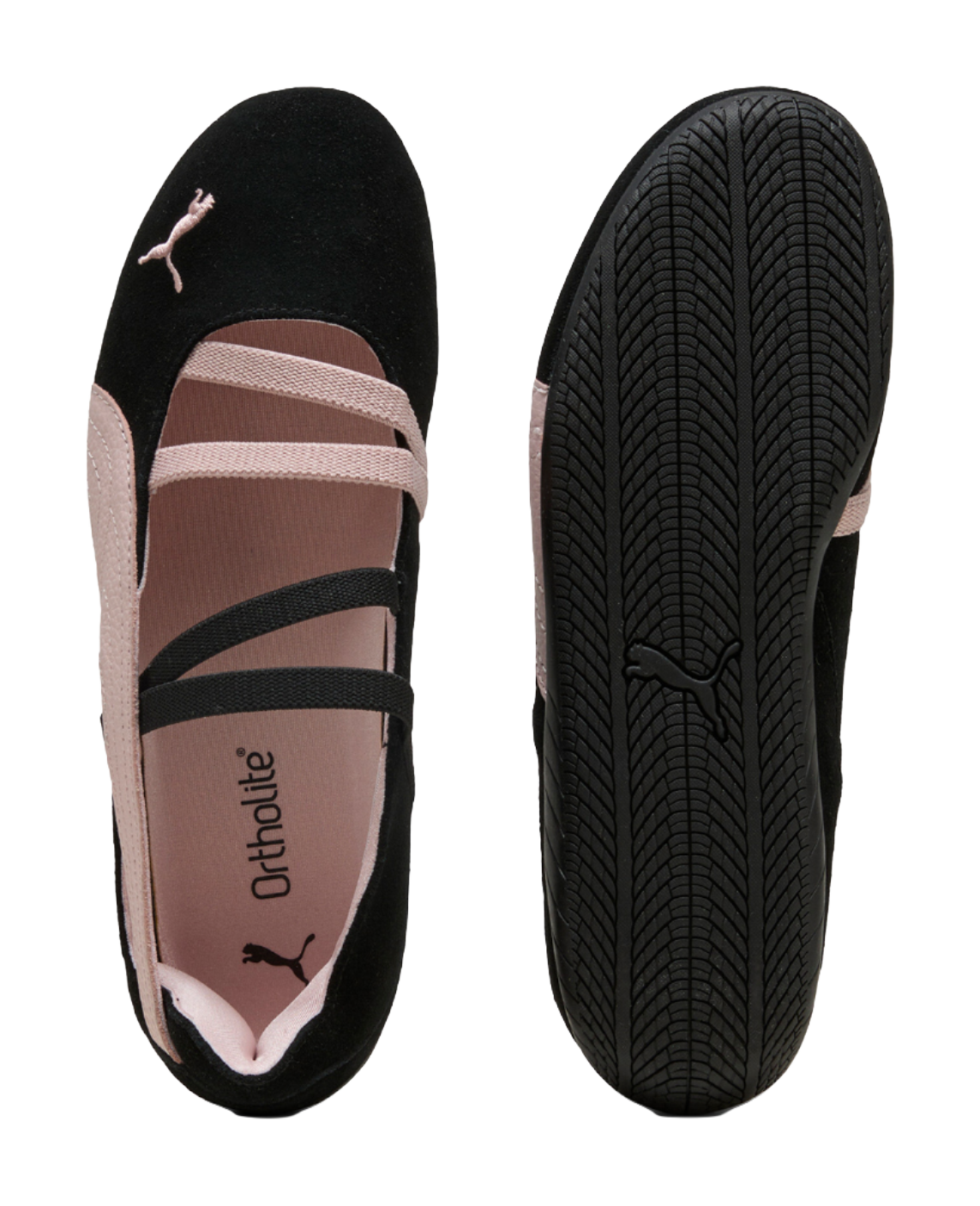 PUMA Speedcat Mary Jane Shoes Womens Black Pink  vjsneaker.com