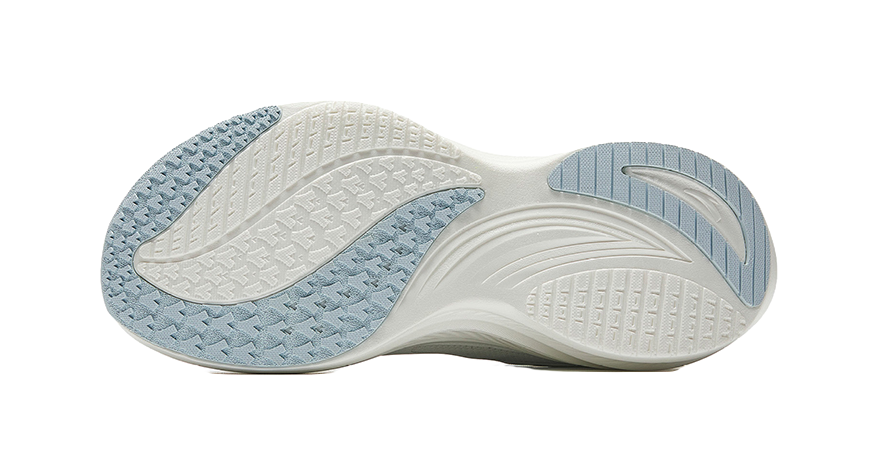 Anta Leaf 1.0 Slip Resistant Abrasion Resistant Low top Casual Running Shoes Women's Papyrus White 