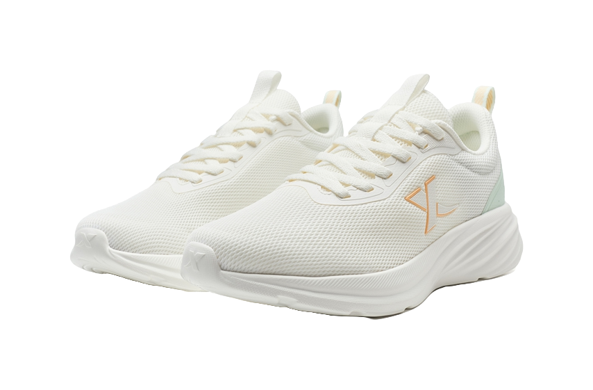XTEP Feather Escape Wear resistant And Lightweight Low top Casual City Commute Running Shoes Women's White Green 