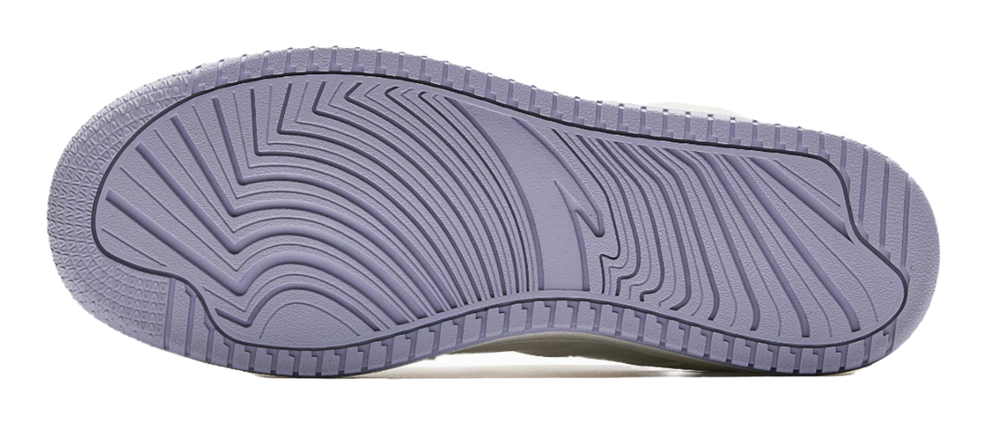 Anta Original Year Slip Resistant Height Increasing Low top Skateboard Shoes Women's White Purple 