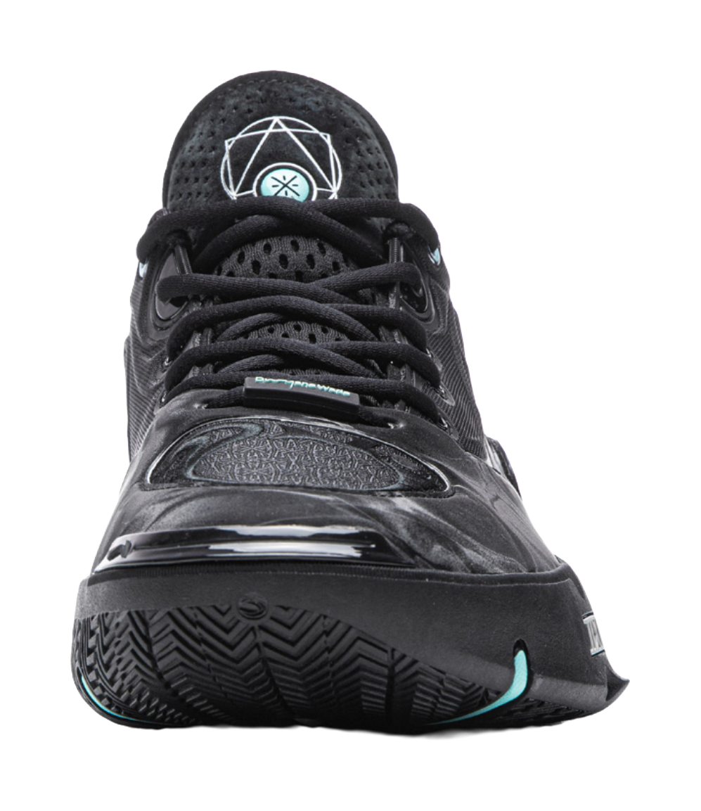 LiNing WOW12 Cushioning Slip Resistant Abrasion Resistant Breathable Rebound Grip Low top Basketball Shoes Mens Black  VJSNEAKER