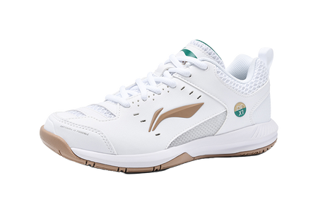 Li-Ning Light Feather Rocket 2.0 "White Brown" AYTU049-1 - Badminton Shoe Unisex