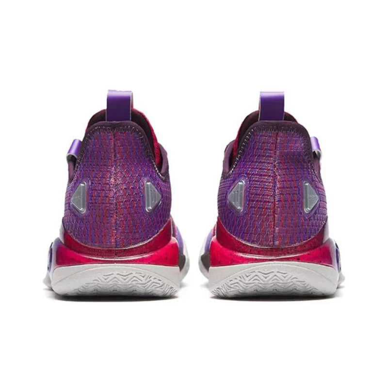 Anta Shock Wave 5 Pro "Moon" 112411111S-1 - Basketball Shoes Men Purple Red