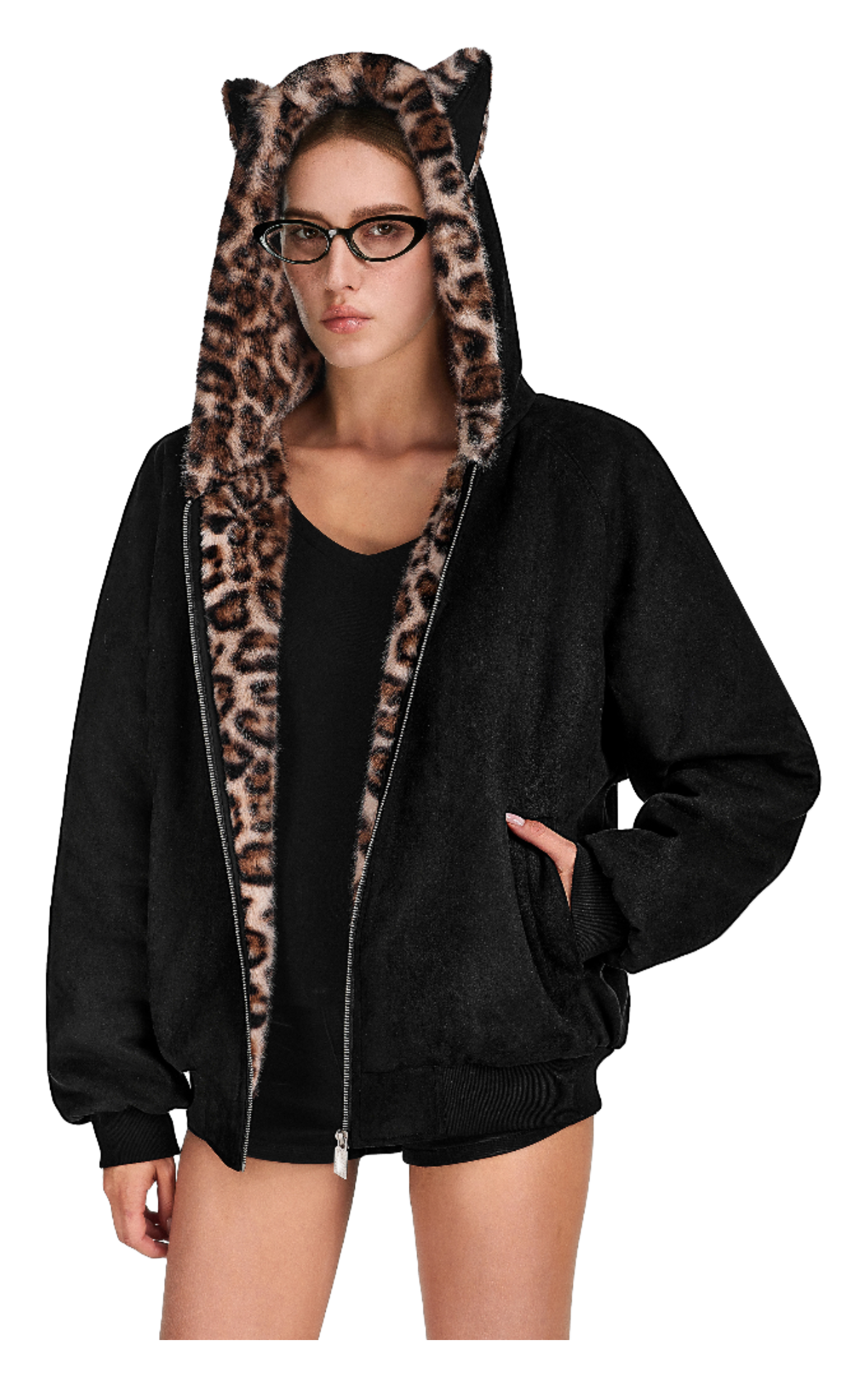 FDR Puffer Jackets Unisex Fur Collar Moderate  vjsneaker.com