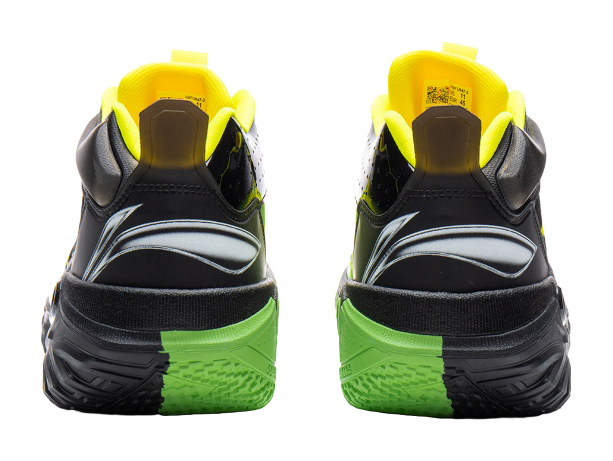 Li Ning Jie Ao 2High Basketball Shoes Mens High top Yellow Black  VJSNEAKER