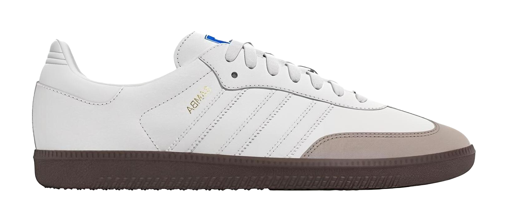 Adidas Samba Cloud White Blue Gum Mens  vjsneaker.com