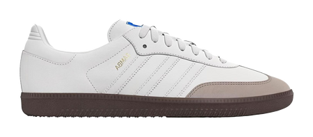 Adidas Samba Cloud White Blue Gum Mens  vjsneaker.com