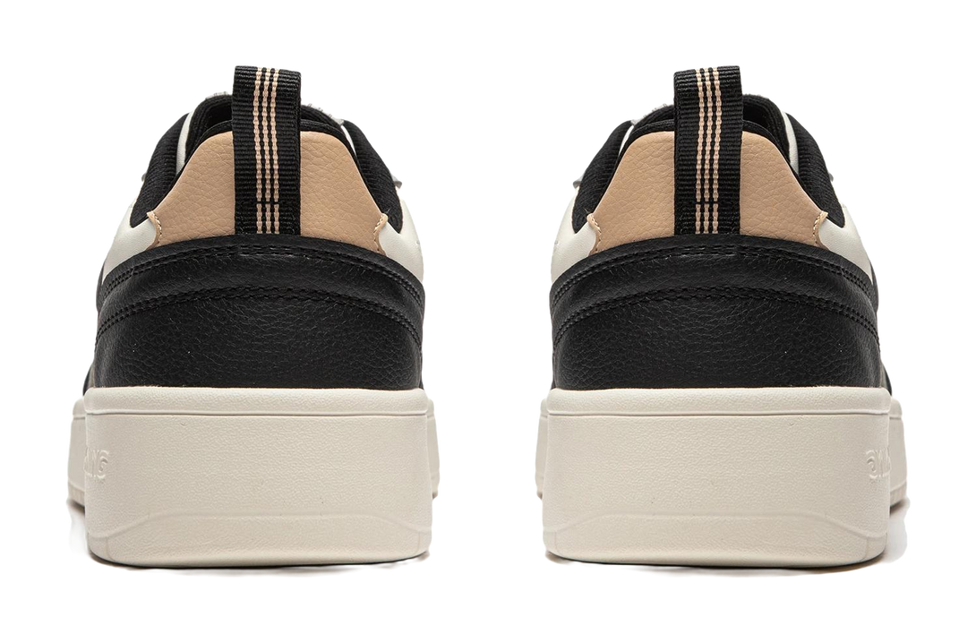 LiNing Yuanbao V2 Slip Resistant Abrasion Resistant Skateboard Shoes Men's Black White Gray 