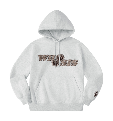 WHOOSIS Plush Cat Claw Patch Cute Fury Casual Plus Plush Loose Versatile Hoodie Hoodie Hoodie Hoodie Unisex  vjsneaker.com