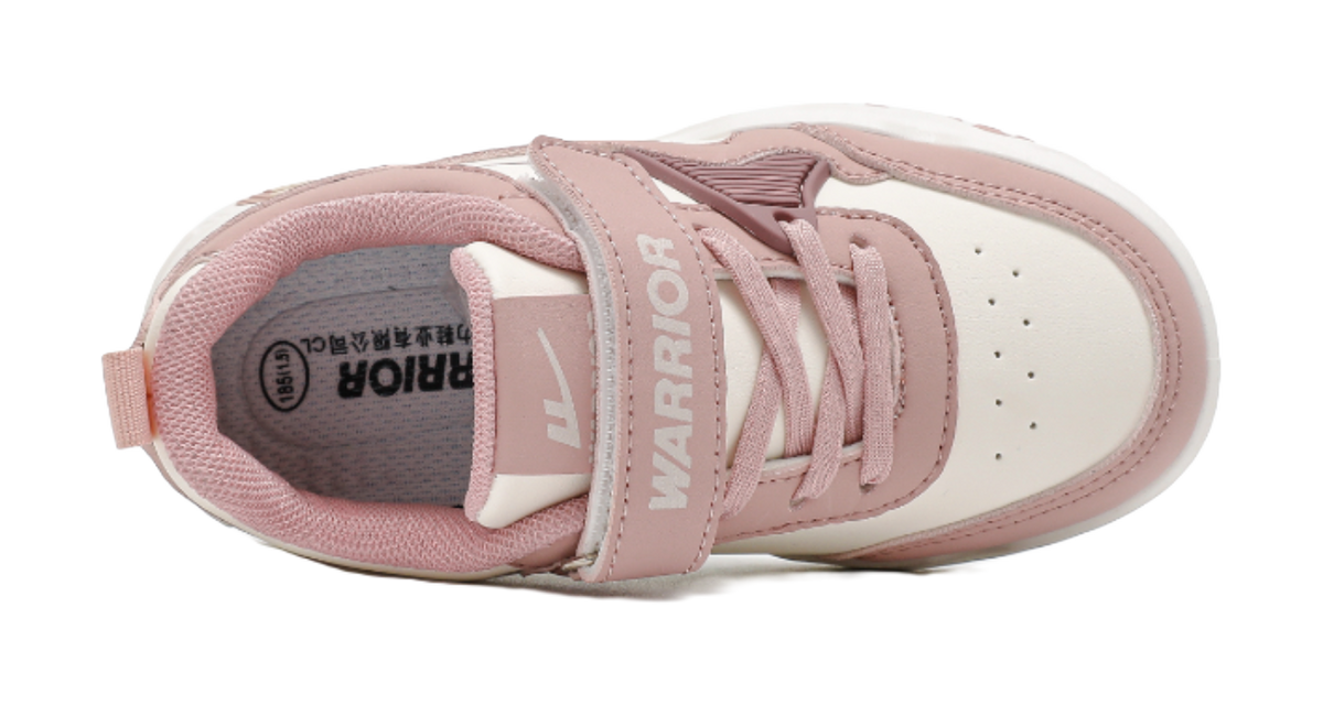 Warrior Boys Athletic Shoes Breathable Lightweight Cushioning Low top Girl Skateboard Shoes Kids  VJSNEAKER