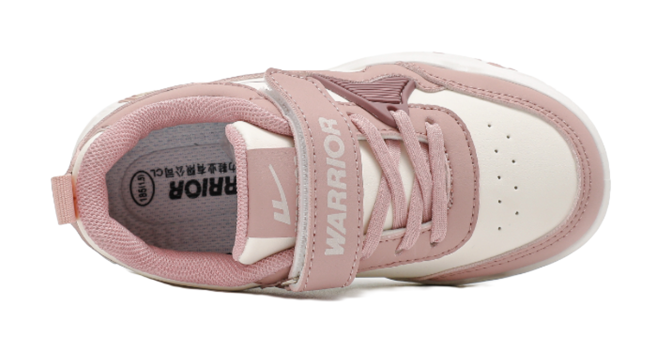 Warrior Boys Athletic Shoes Breathable Lightweight Cushioning Low top Girl Skateboard Shoes Kids  VJSNEAKER