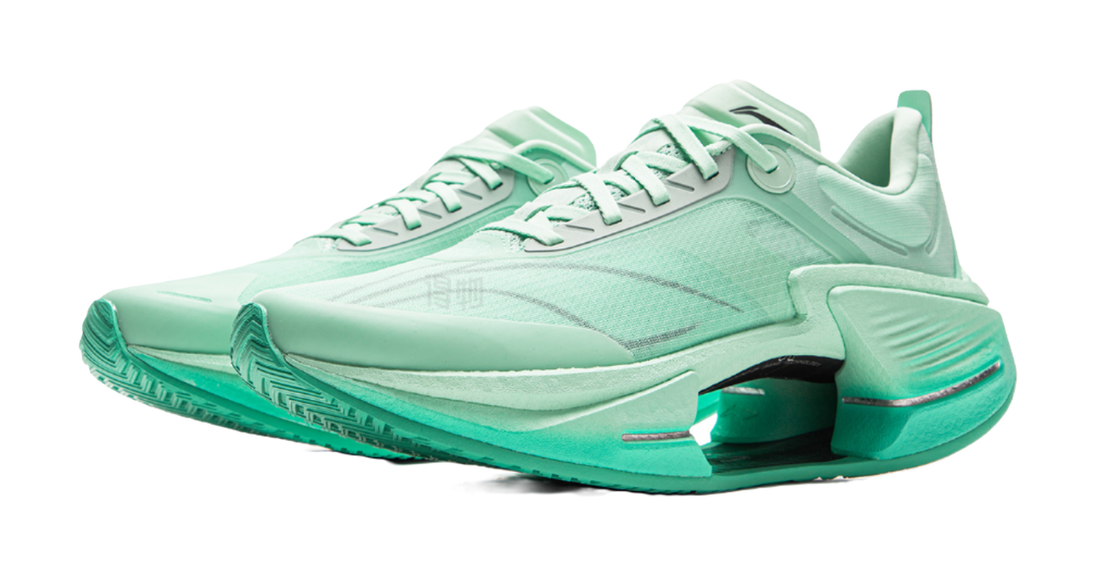 LiNing Shadow 3 ESSENTIAL Cushioning Breathable Support Lightweight Rebound Low top Running Shoes Mens Aqua Green  VJsneaker