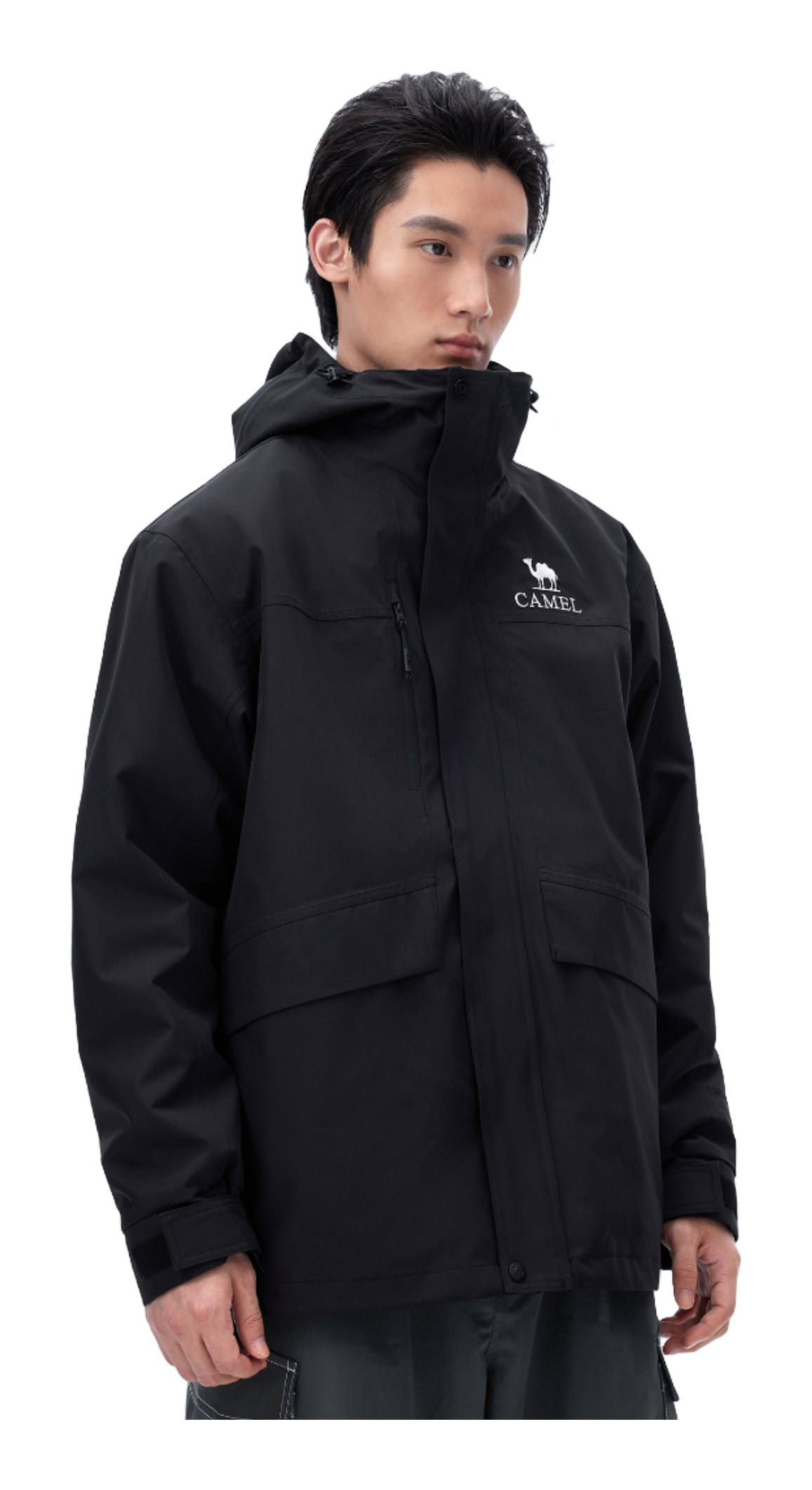 CAMEL All weather Windbreaker Jacket Mens  vjsneaker.com