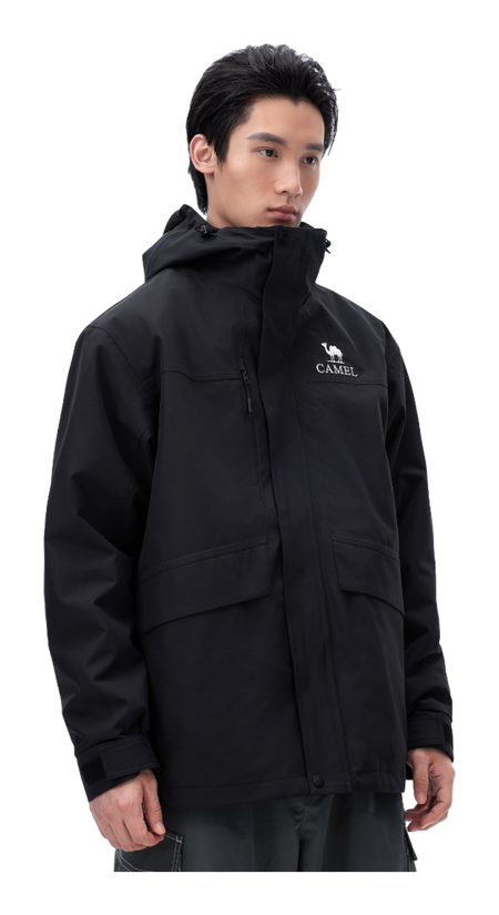 CAMEL All weather Windbreaker Jacket Mens  vjsneaker.com