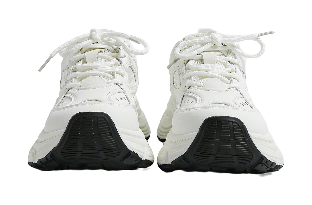 HUANQIU Cushioning, Slip Resistant, Abrasion Resistant, Height Increasing Low top Chunky Sneakers Women's 