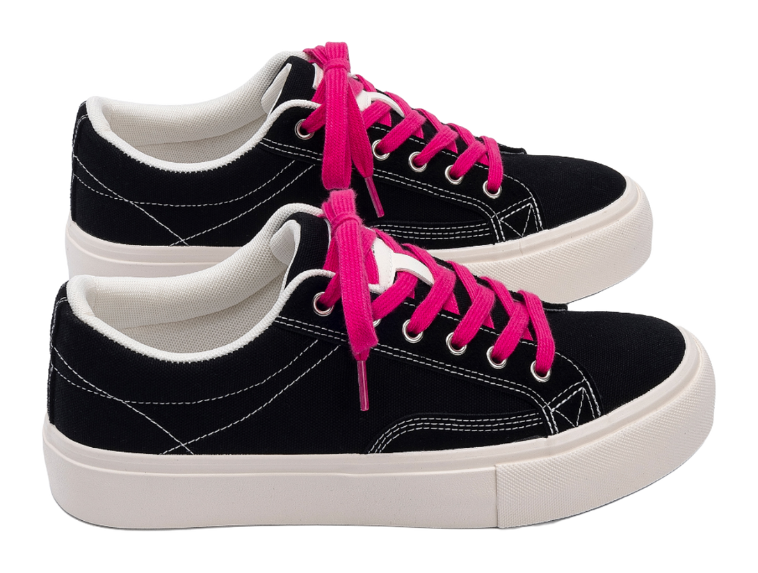 HUANQIU Men's Low-Top Skateboard Canvas Shoes - Height Increase Lightweight & Durable Design 