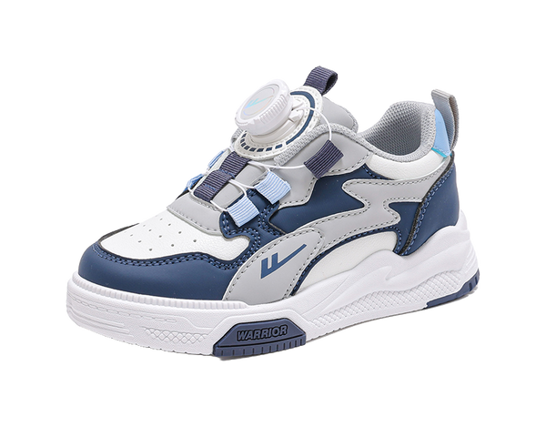 Warrior Slip Resistant Anti Kick Cushioning Abrasion Resistant Low top Kids' Skateboarding Shoes Kids 