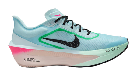 Nike Zoom Fly 6 Abrasion Resistant Low top Casual Running Shoes Mens Blue  vjsneaker.com