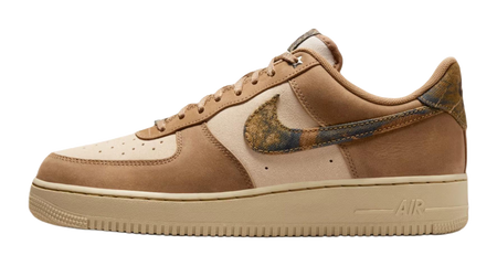 Nike Air Force 1 Low top Skateboard Shoes Unisex Brown  vjsneaker.com