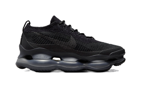 Nike Air Max Scorpion Flyknit Triple Black Womens  vjsneaker.com