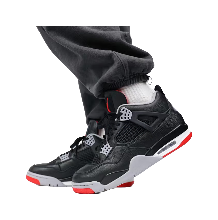 Air Jordan 4 Retro Bred Reimagined GS  vjsneaker.com