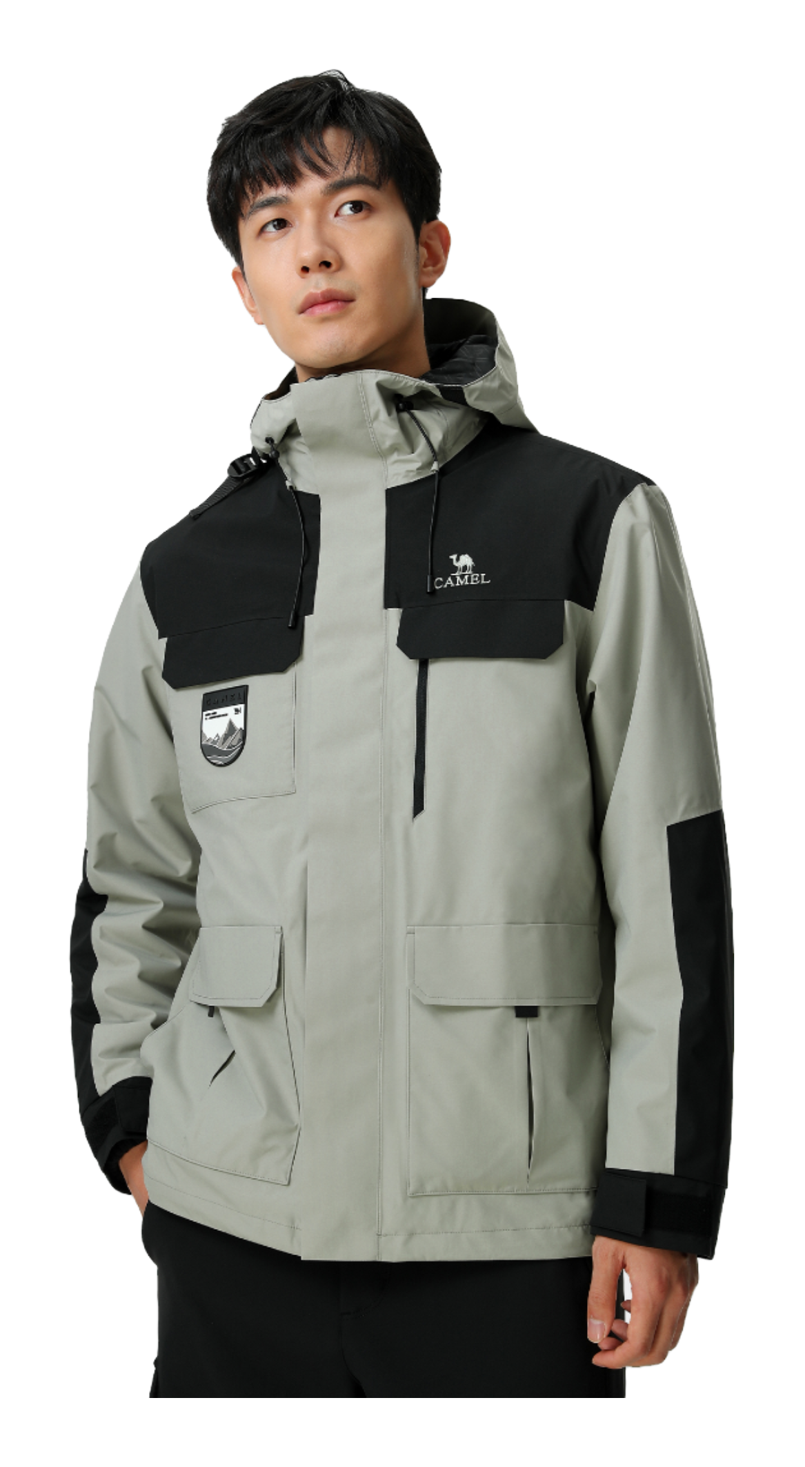 CAMEL All weather Windbreaker Jacket Unisex  vjsneaker.com