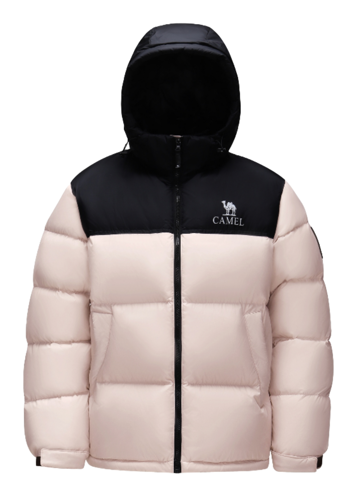 CAMEL Warm Fleece Collection Down Jacket Unisex  vjsneaker.com