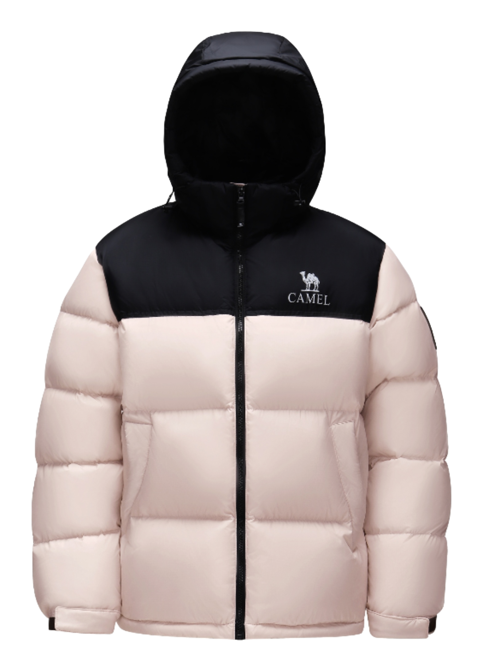 CAMEL Warm Fleece Collection Down Jacket Unisex  vjsneaker.com