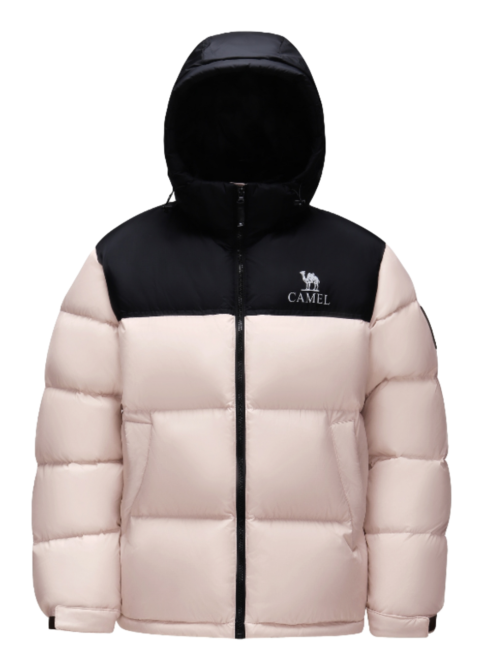 CAMEL Warm Fleece Collection Down Jacket Unisex  vjsneaker.com