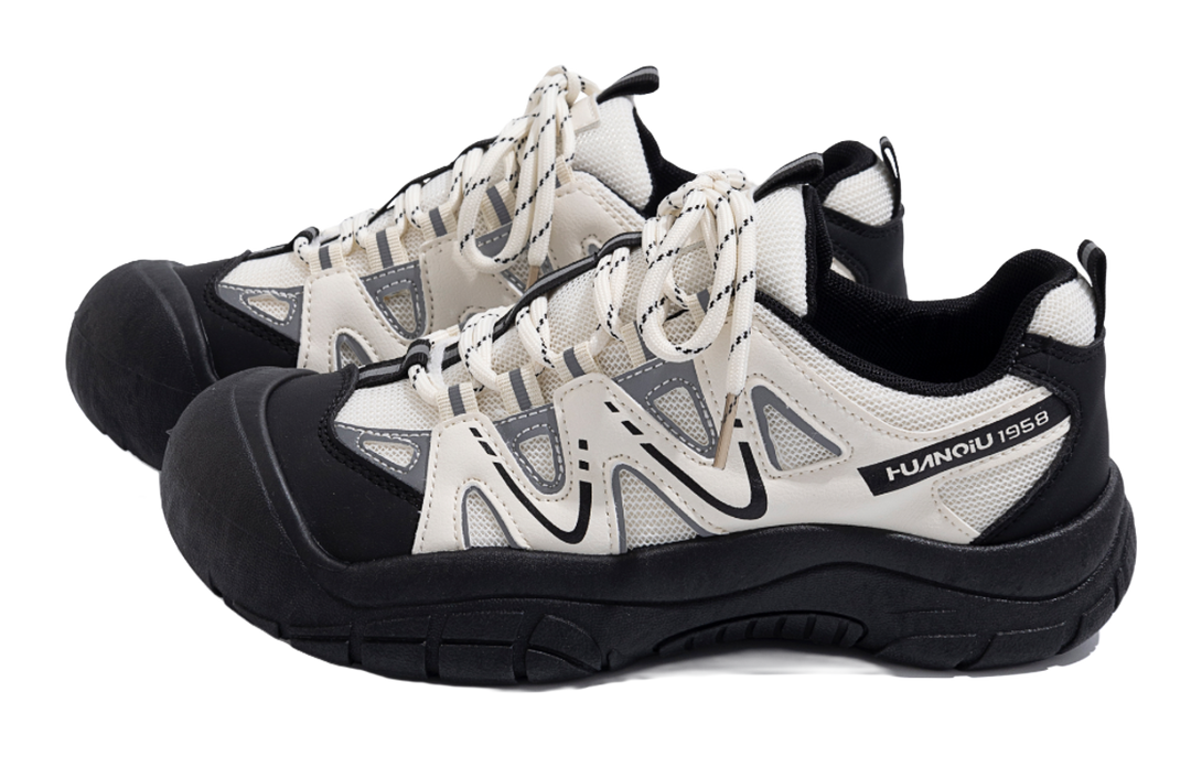 HUANQIU Breathable Coverage, Lightweight, Height Increasing Low top Chunky Sneakers Unisex 