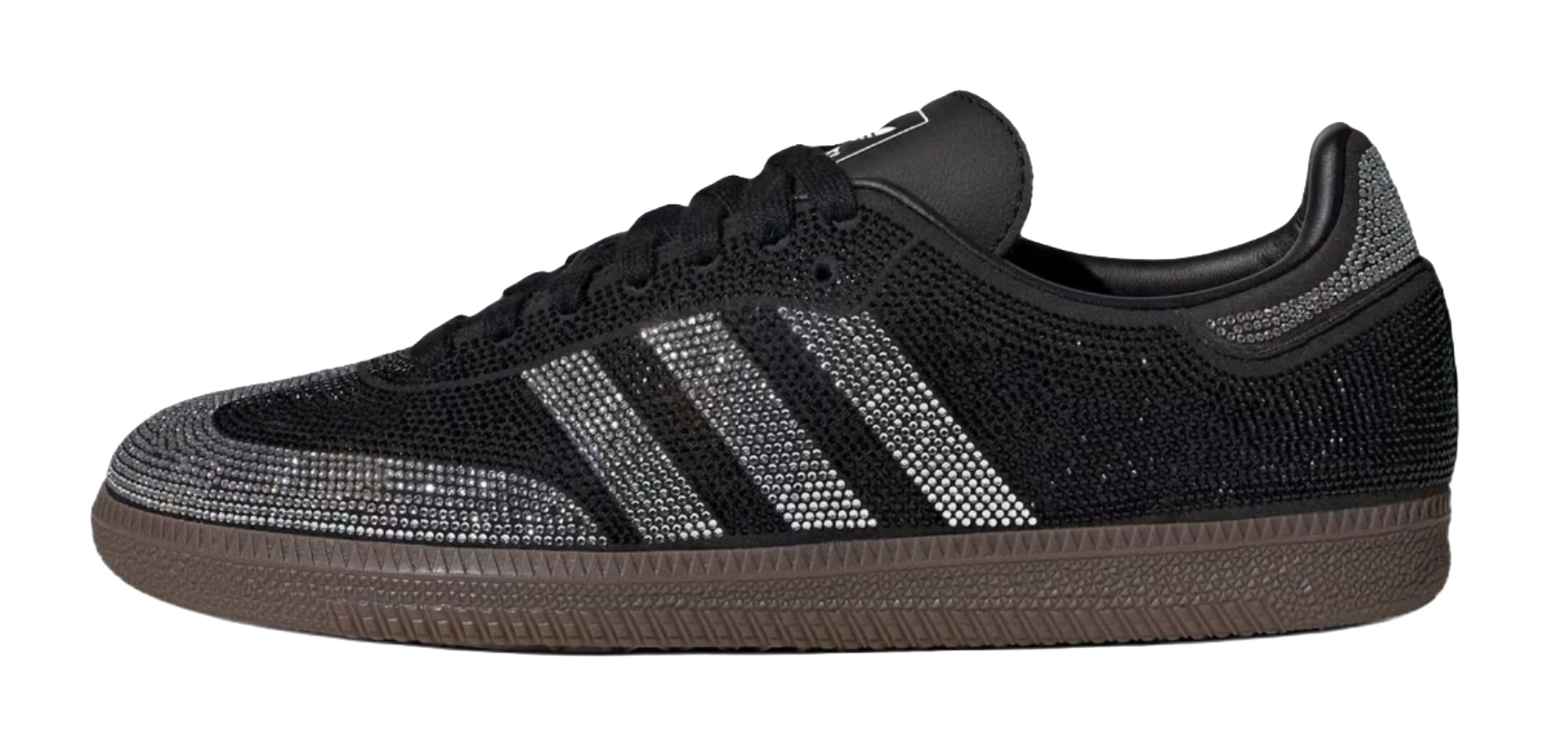 Samba Wmns Adidas Originals Og Black Silver Rhinestones Womens  VJSNEAKER