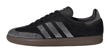 Samba Wmns Adidas Originals Og Black Silver Rhinestones Womens  VJSNEAKER