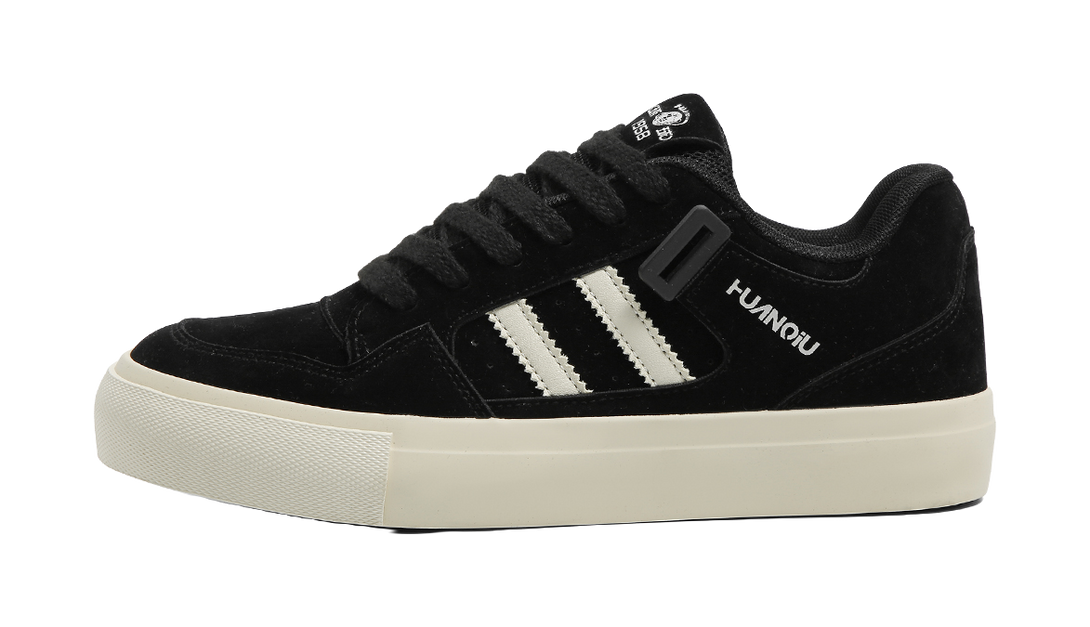 HUANQIU Slip Resistant Shock Absorbers With Abrasion Resistant Properties Low top Skateboard Shoes Men's 