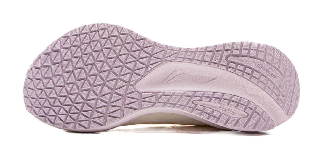 LiNing MINEPAIR 3.0 V2 Shock Absorbers Slip Resistant Abrasion Resistant Breathable Low Top Running Shoes Women's Ecru 