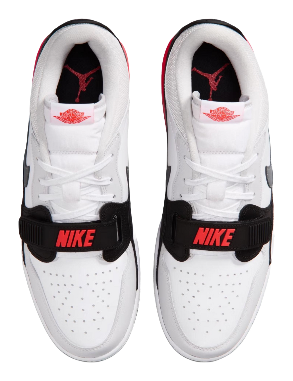 Jordan Legacy 312 Low top Vintage Basketball Shoes Mens White Red  vjsneaker.com